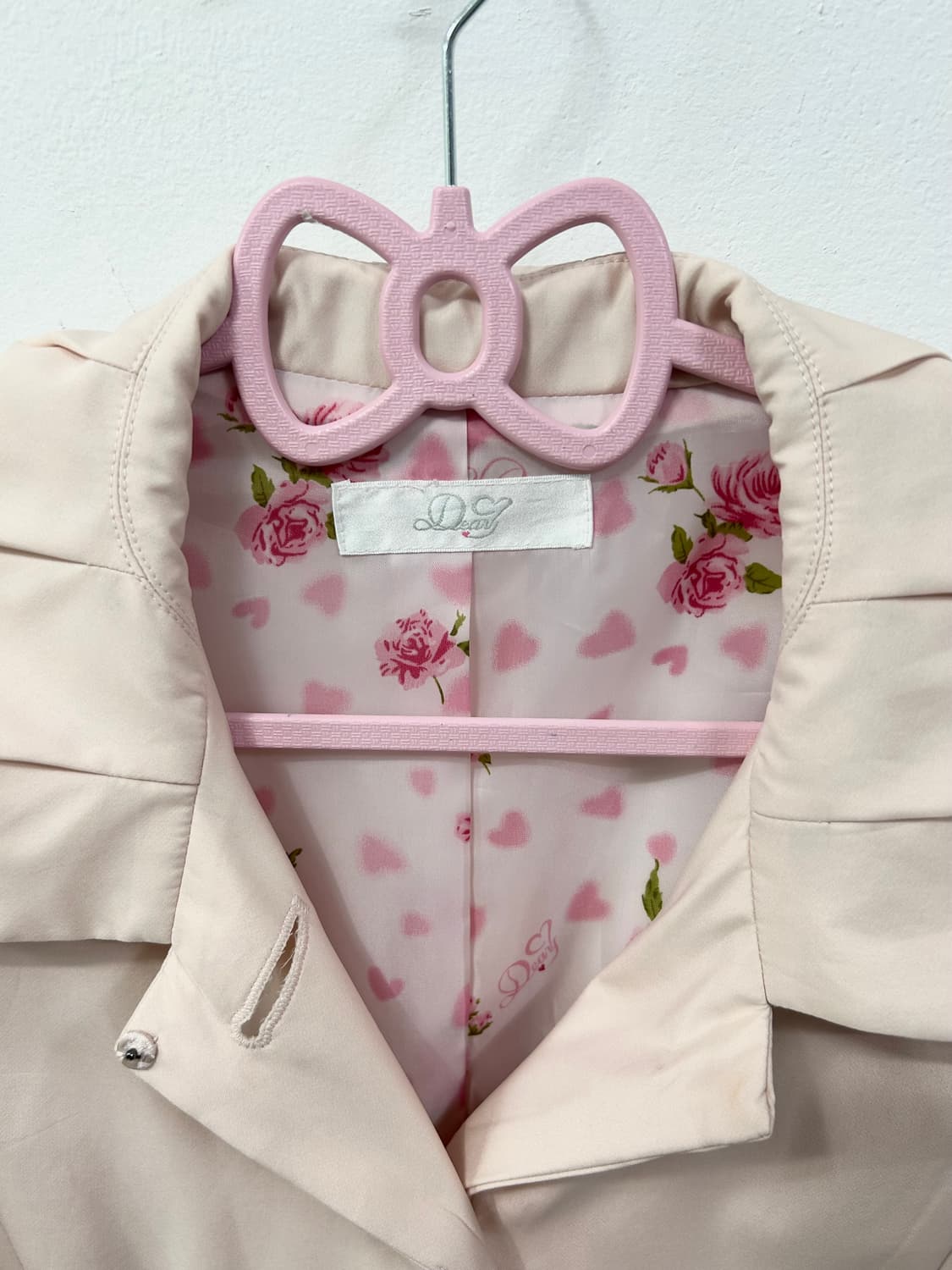 [DEARY] 디어리 히메갸루 로걀 핑크 코트 상품이미지10