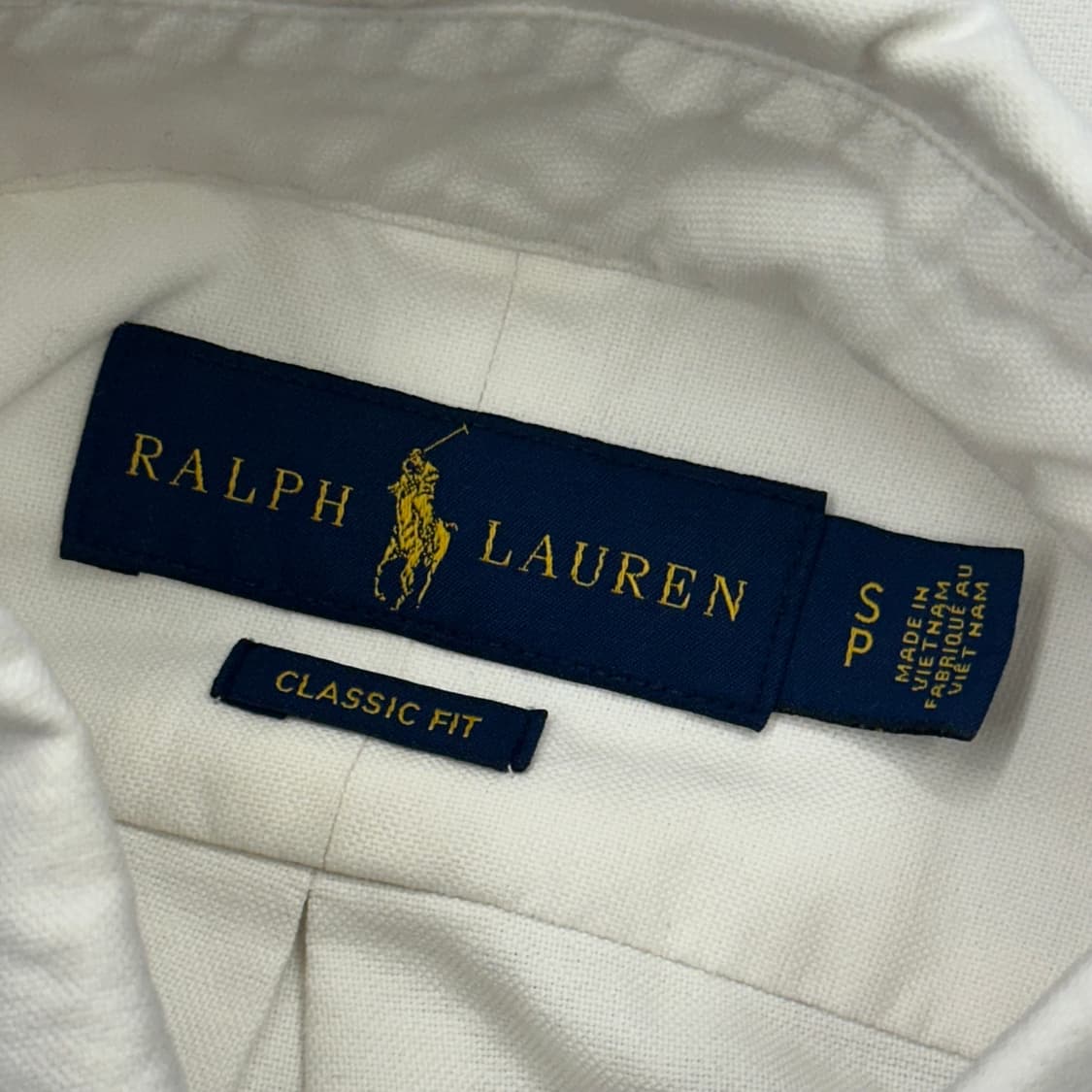 S 폴로랄프로렌 클래식핏 화이트 코튼 셔츠 상품이미지4