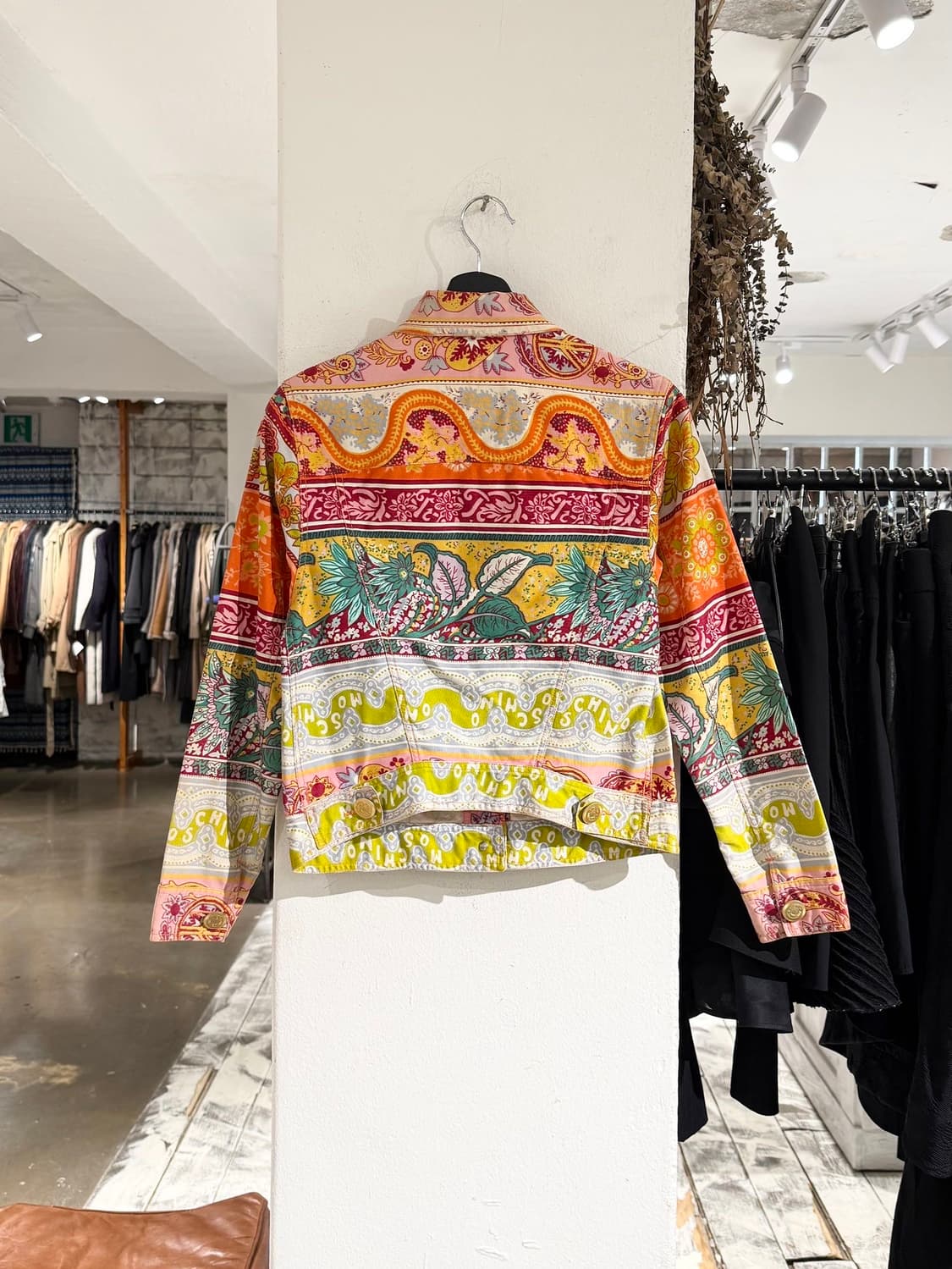 모스키노 진스 멀티컬러 플로럴 프린트 자켓 상품이미지6