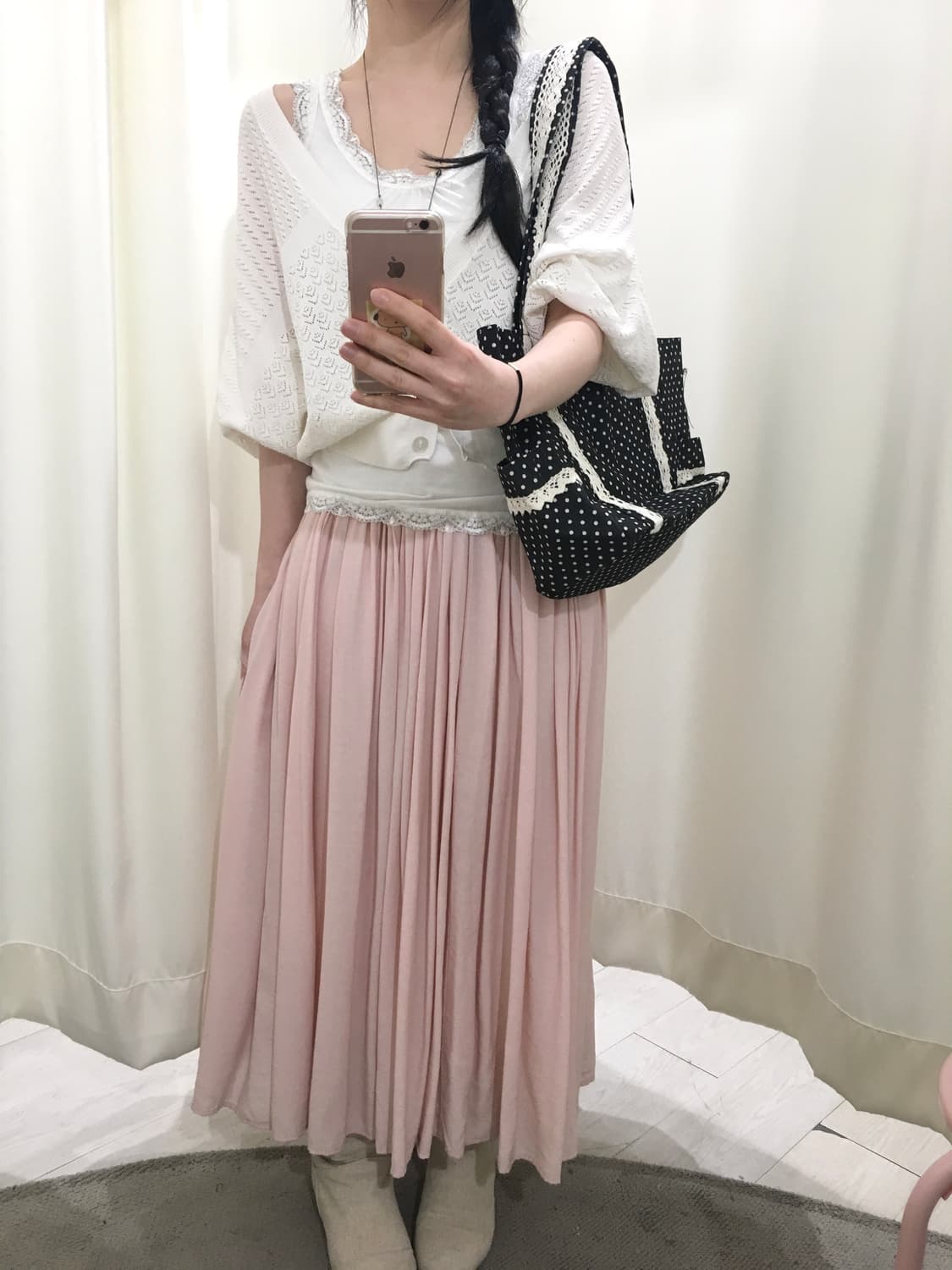summer pink sop skirt 상품이미지4