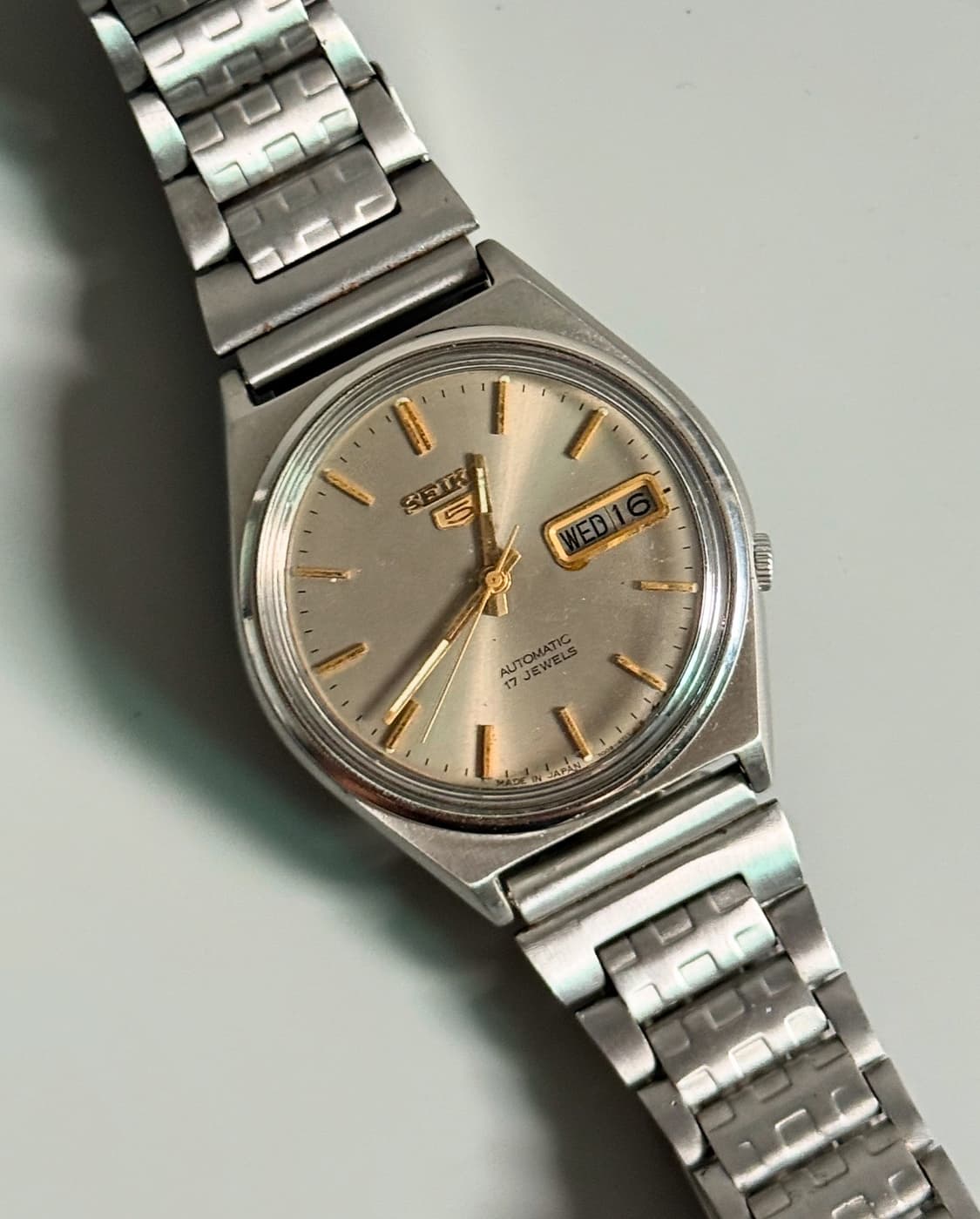 vintage SEIKO 5 Automatic metal watch 상품이미지1