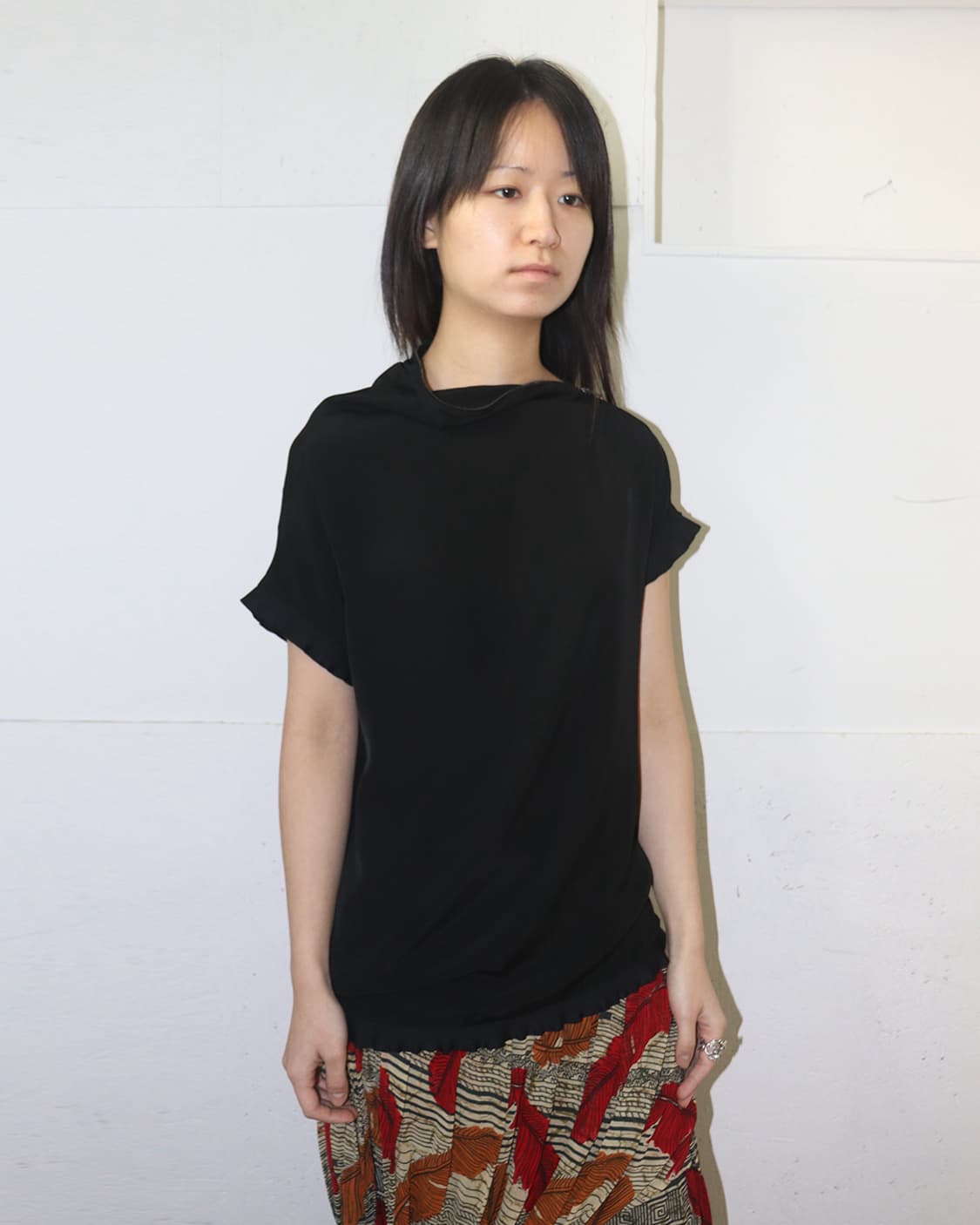 보테가 베네타 Shoulder to Neck 지퍼 디테일 탑 상품이미지2