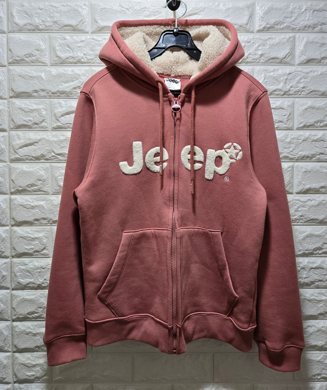 지프 기모 셋업 (후드집업+팬츠) S 상품이미지2