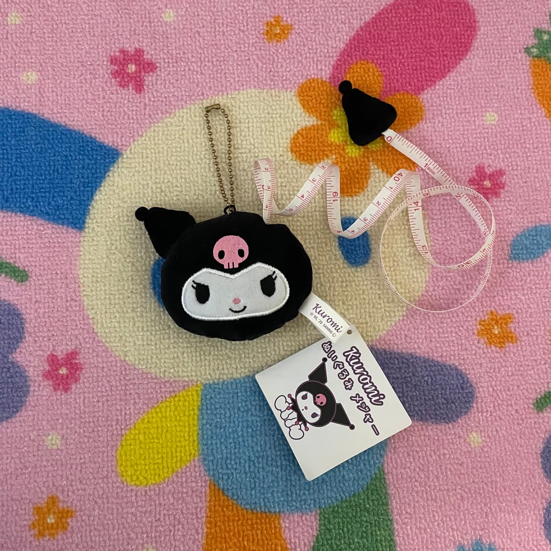 [새상품] 20년도 산리오 고전 쿠로미 인형 줄자 상품이미지2