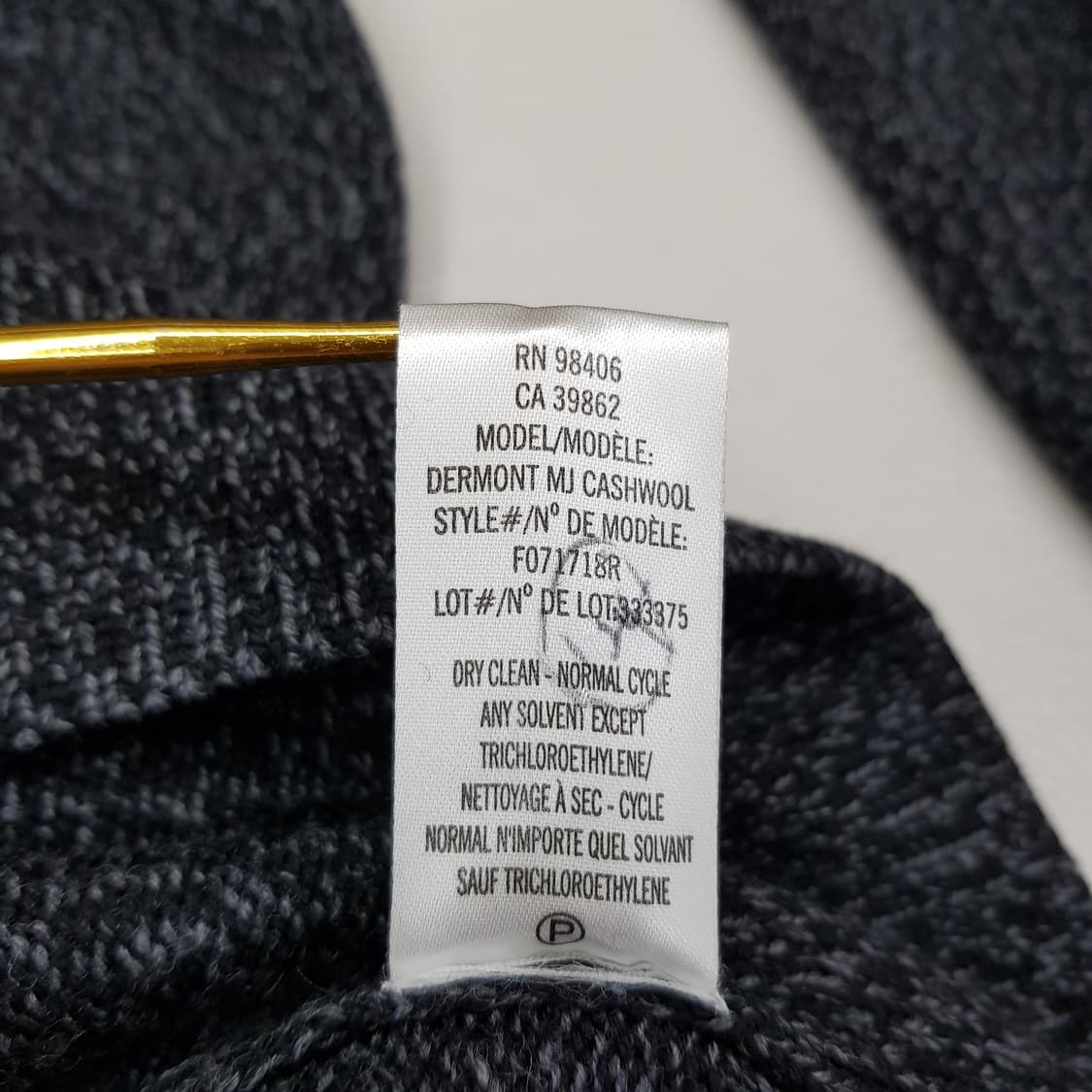 띠어리 THEORY 메리노울 라운드 니트 M사이즈 상품이미지7