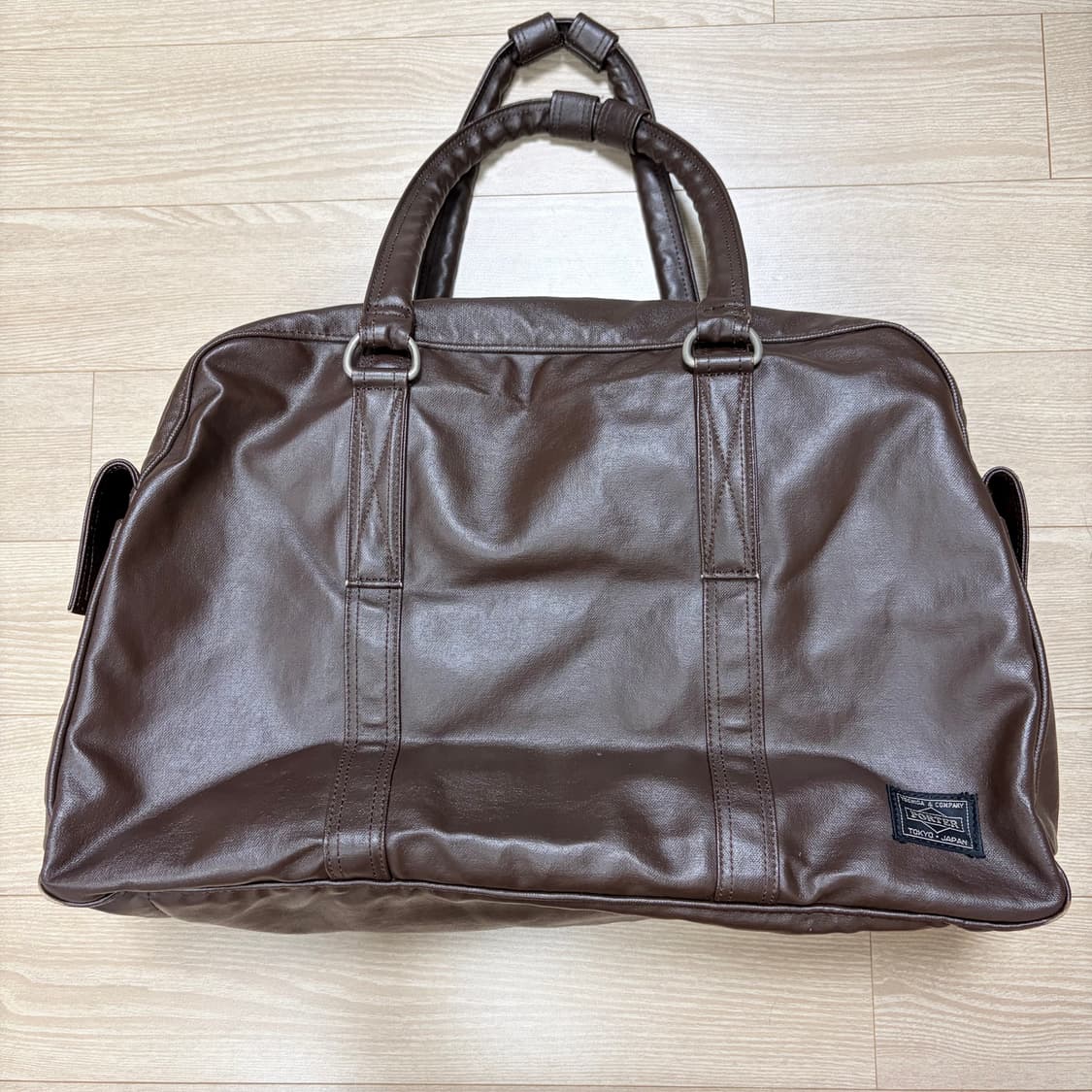 요시다포터 porter 프리스타일 보스턴백 브라운 상품이미지1