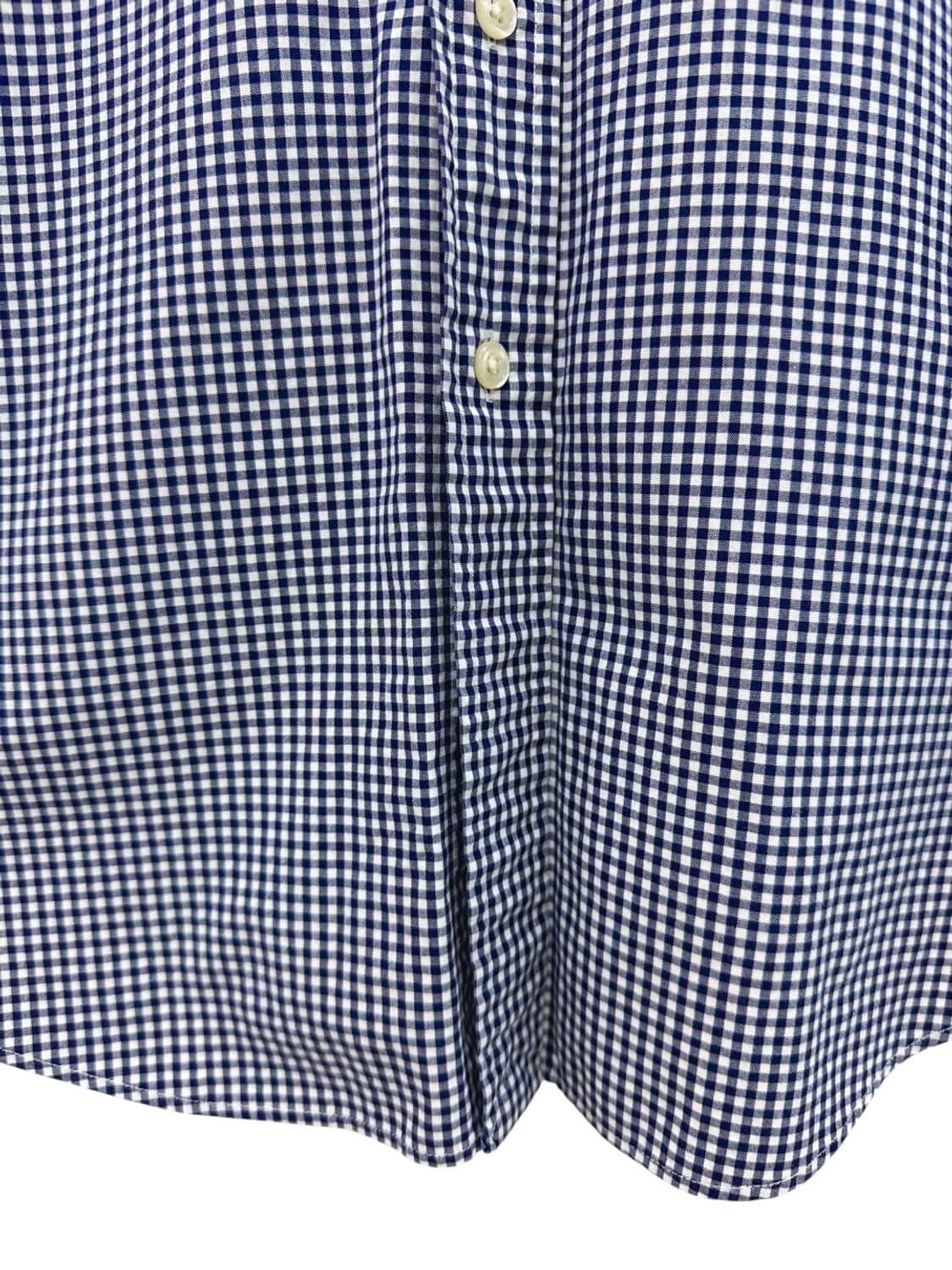 폴로 체크셔츠 네이비 (S~M) 상품이미지5