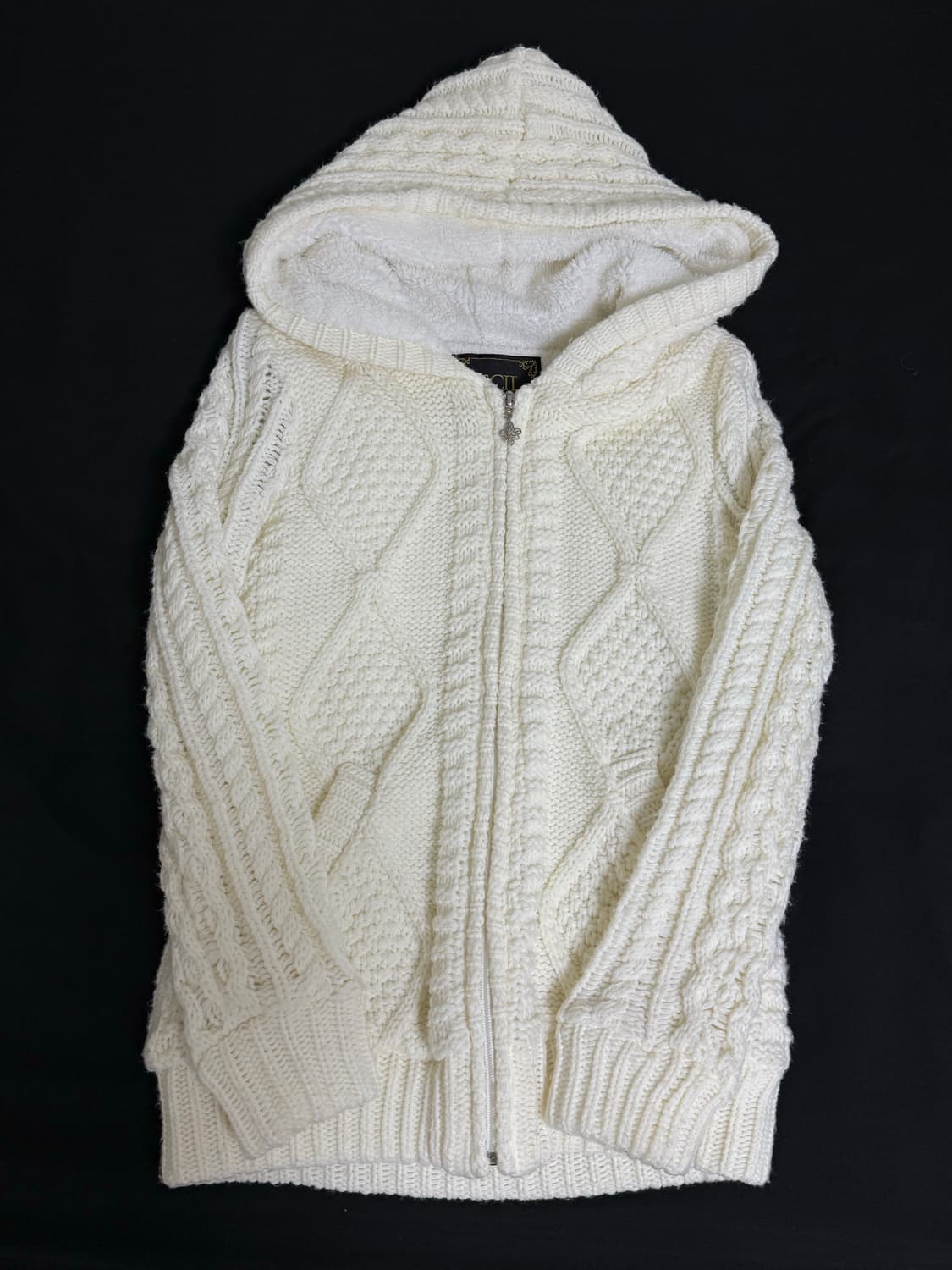 세실맥비 니트 양털 후드집업 상품이미지1