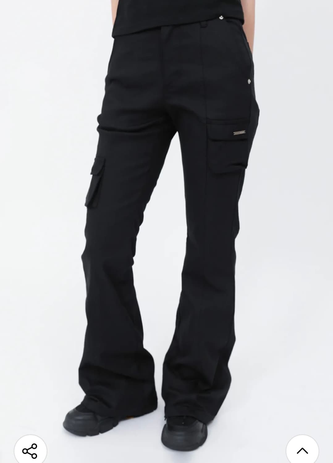 미세키서울 라인포켓 카고팬츠 블랙 상품이미지3