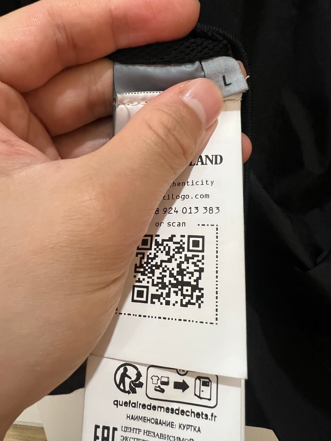 24ss 스톤아일랜드 크링클랩스점퍼 L (새상품) 상품이미지3