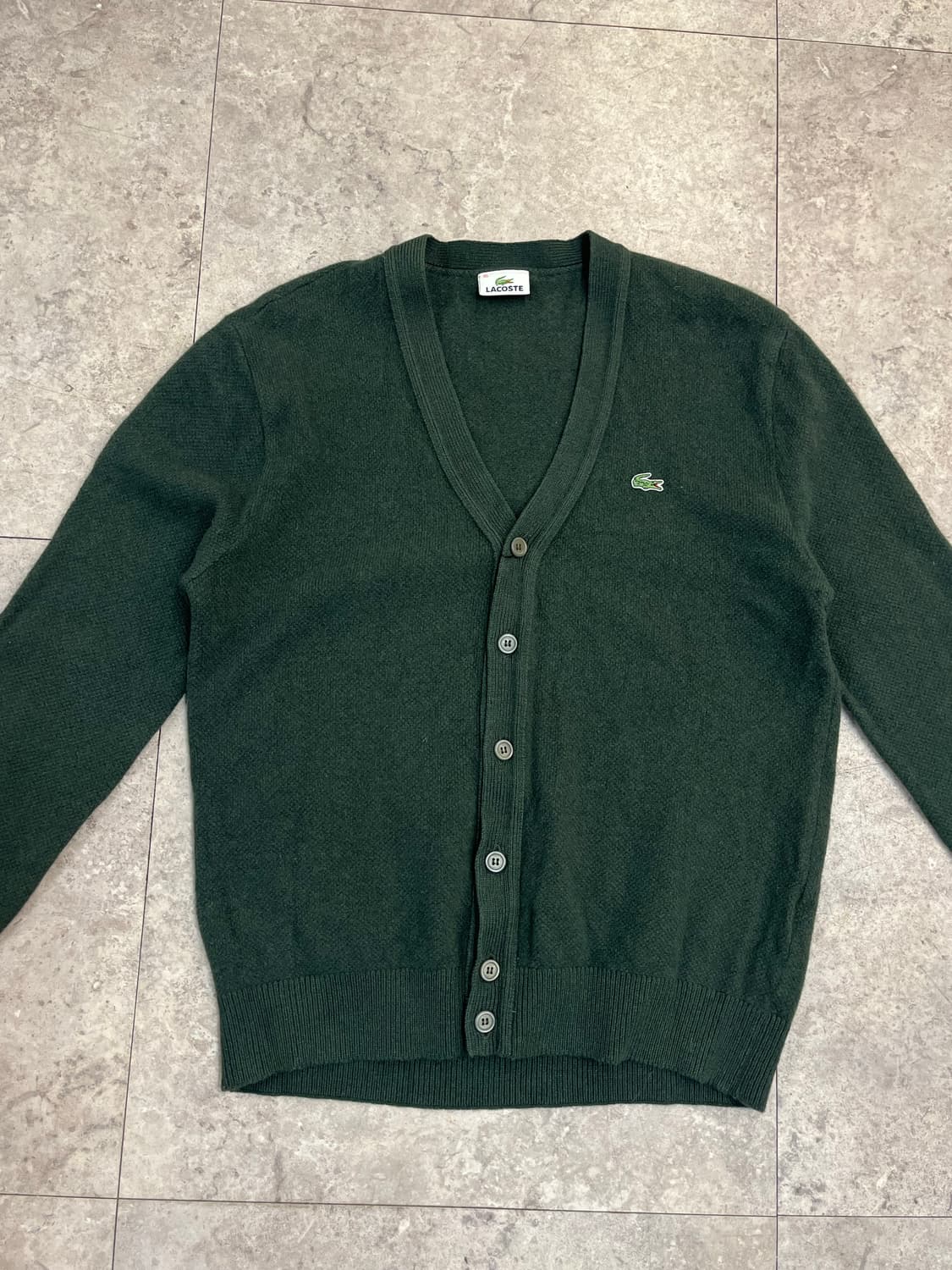 라코스테 가디건 다크그린 95 #csz2970 상품이미지5