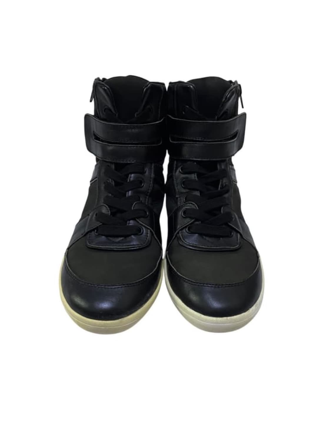 요지야마모토 와이즈 하이컷 레더 스니커즈 상품이미지2