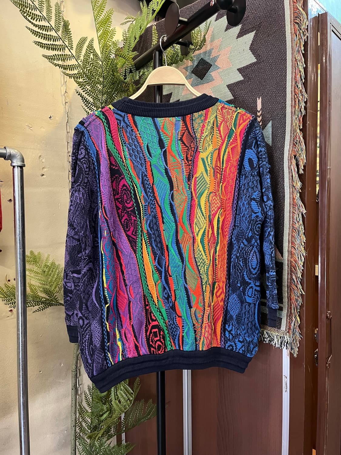 쿠지 멀티 컬러 케이블 니트 가디건 #csz572 상품이미지2