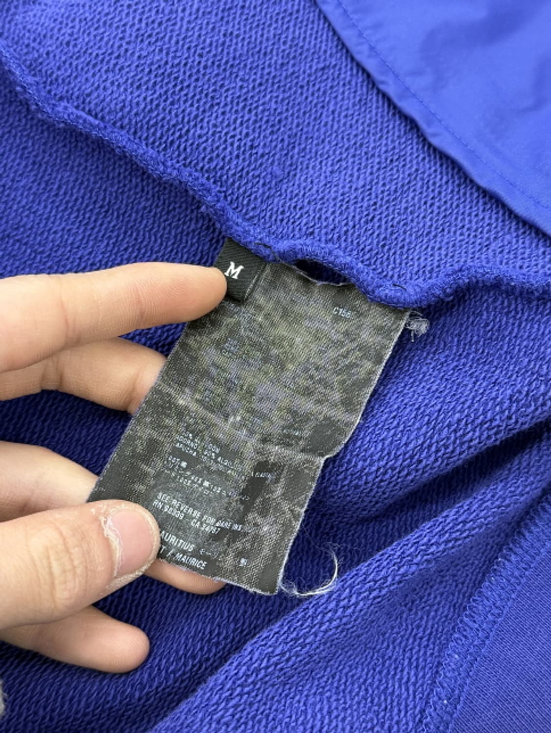 프라다 블루 바이올렛 집 라인 후디 집업 자켓 상품이미지8