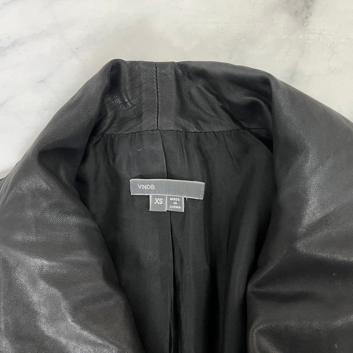 Vince 빈스 가죽자켓 XS 상품이미지7