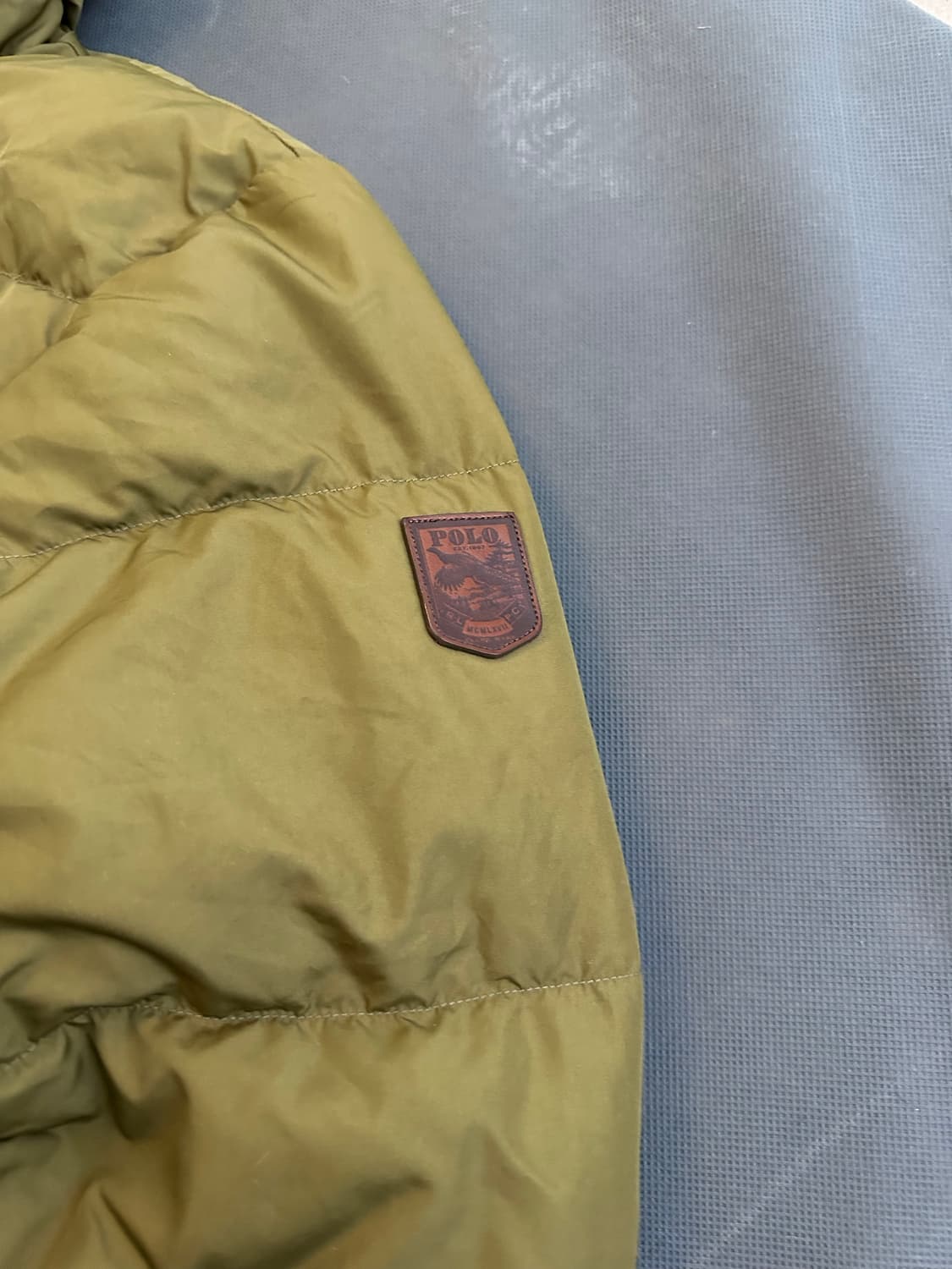 폴로 랄프로렌 올리브 패딩 M/175 상품이미지5