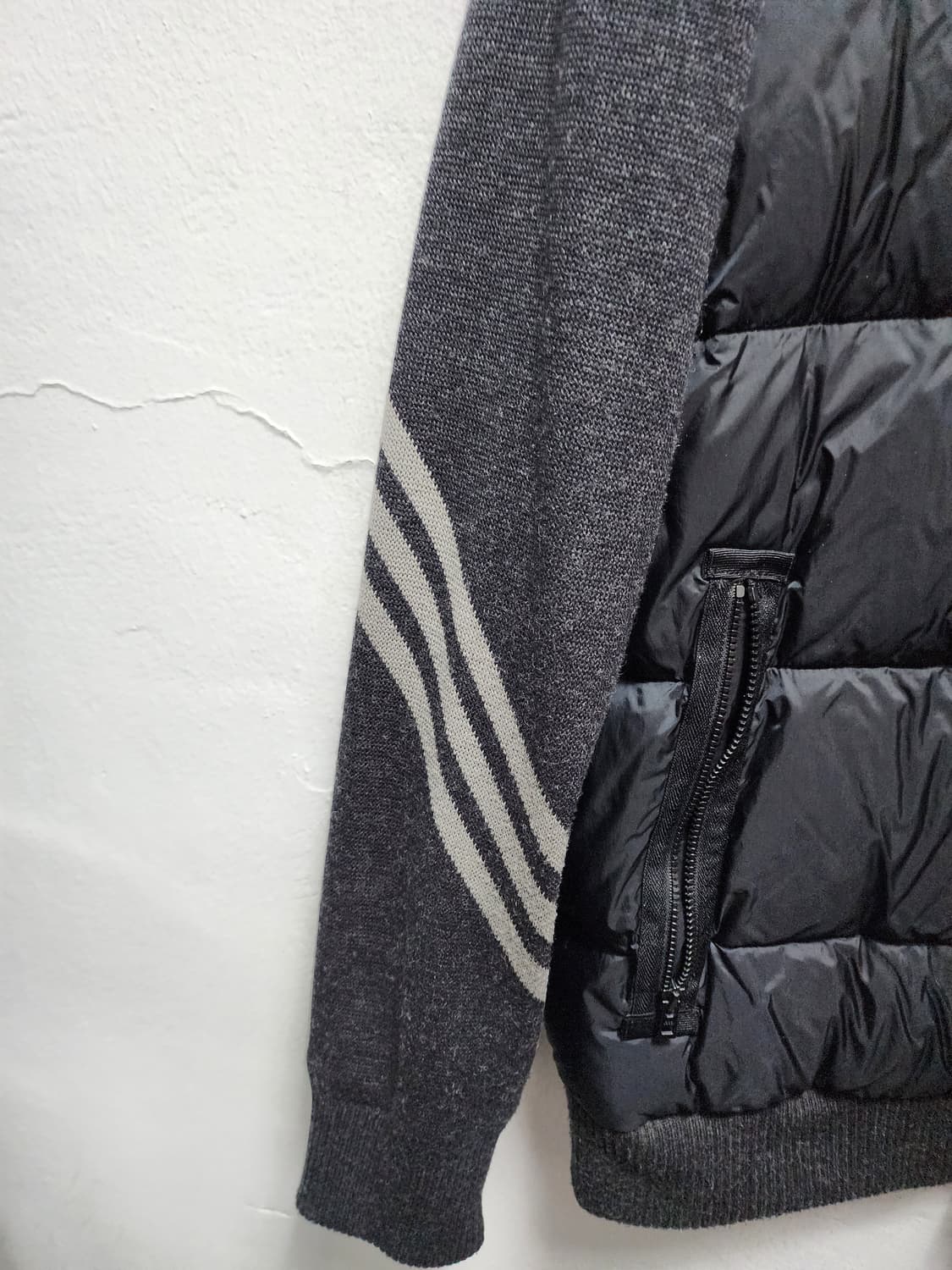 아디다스 골프 구스다운 니트배색 자켓 상품이미지3