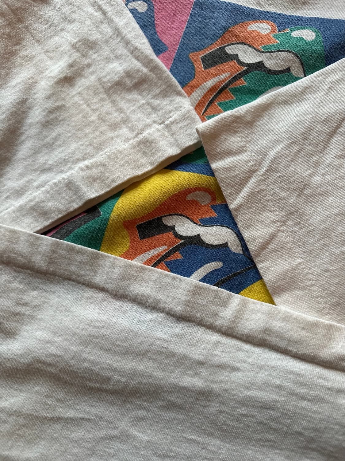 80s USA Rolling Stones Band T Shirt 상품이미지7