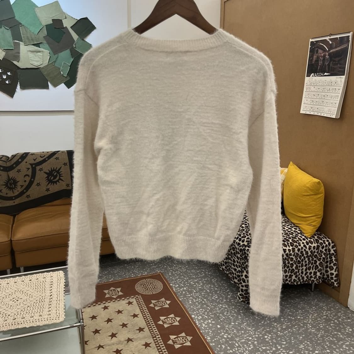 에이이에이이 AEAE 플래쉬드 앙고라 울 니트 스웨터 90 C09895 상품이미지4