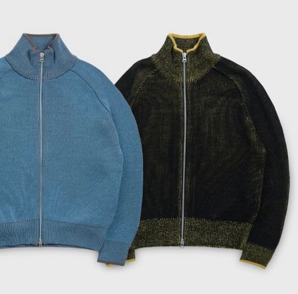 헤리티지플로스 니트집업  상품이미지1