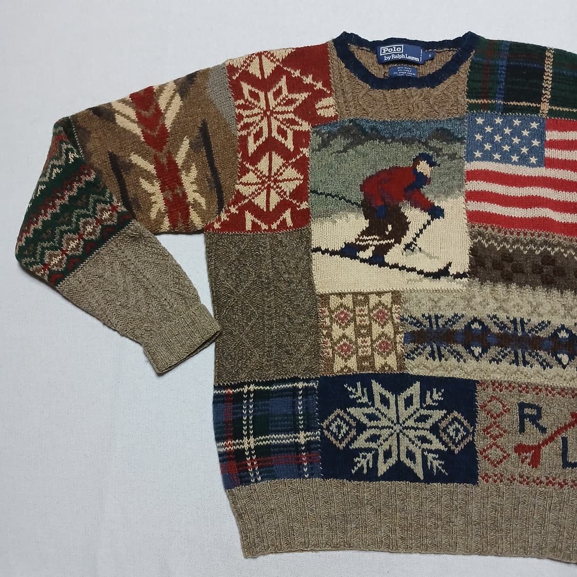 polo 폴로 랄프로렌 90s 일경물산 빈티지 니트 울 상품이미지2