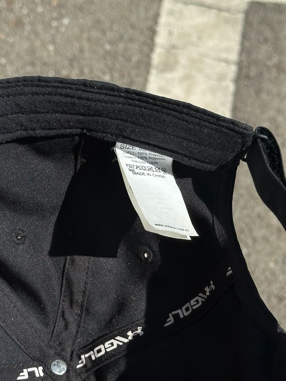 [F] 언더아머 골프 블랙 볼캡 모자 상품이미지6