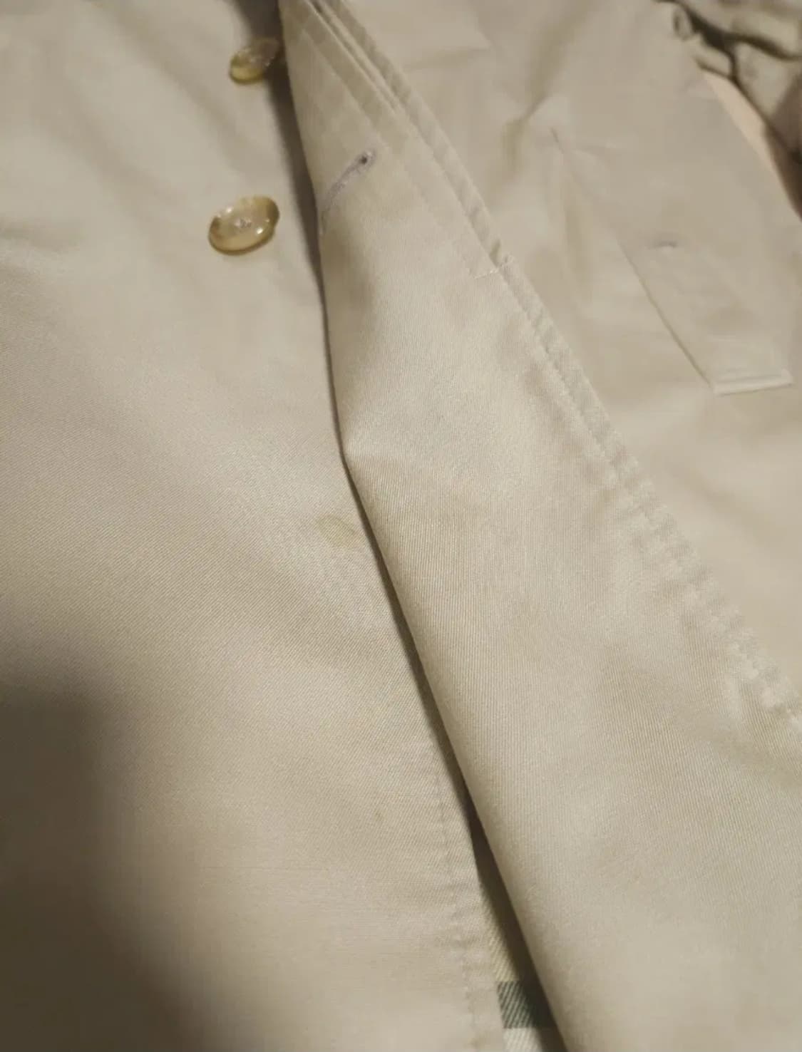 버버리 베이지 트렌치코트, M 상품이미지6