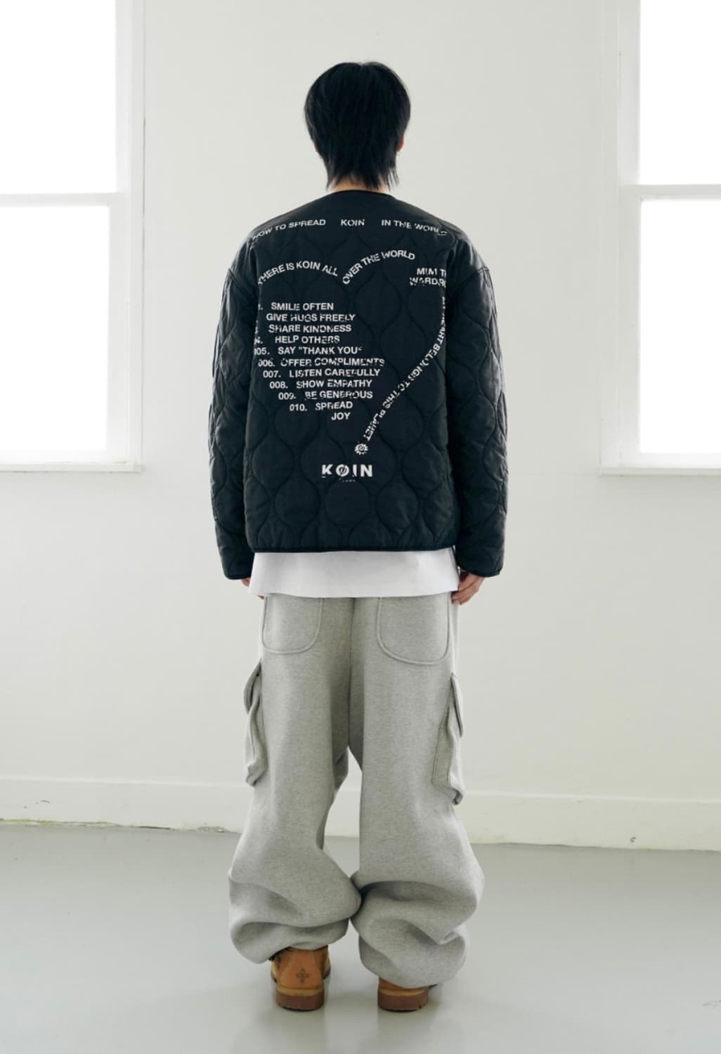 밈더워드로브 [KOIN SEOUL X MIMTHE] 러브레터 퀼팅 자켓 상품이미지3