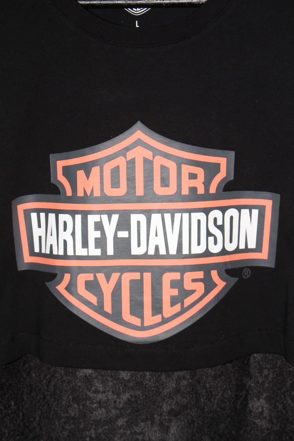 할리데이비슨 리메이크 크롭 반팔티셔츠 상품이미지2