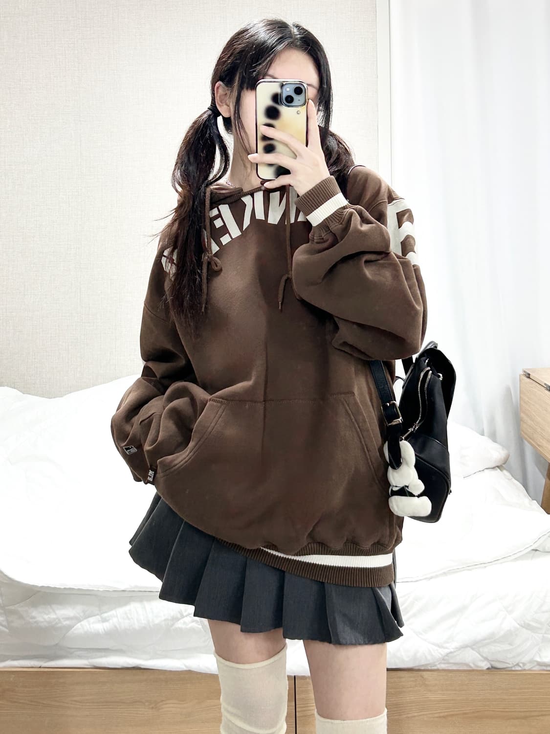 MLB 뉴욕양키스 초코 브라운 후드 상품이미지3