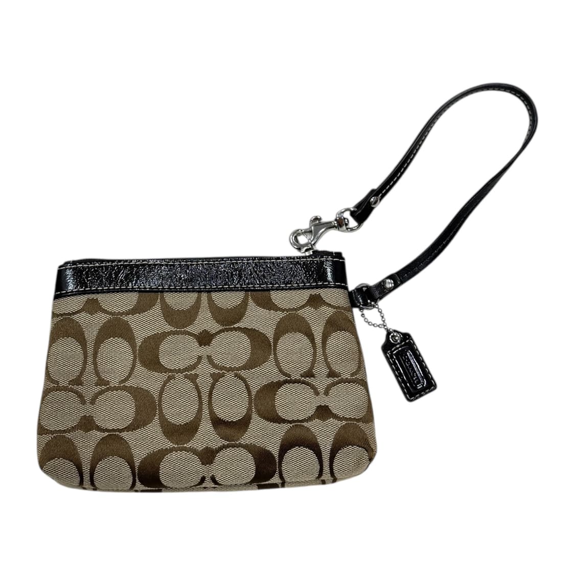 코치 빈티지 시그니처 로고 Y2K 파우치 가방 브라운 상품이미지2