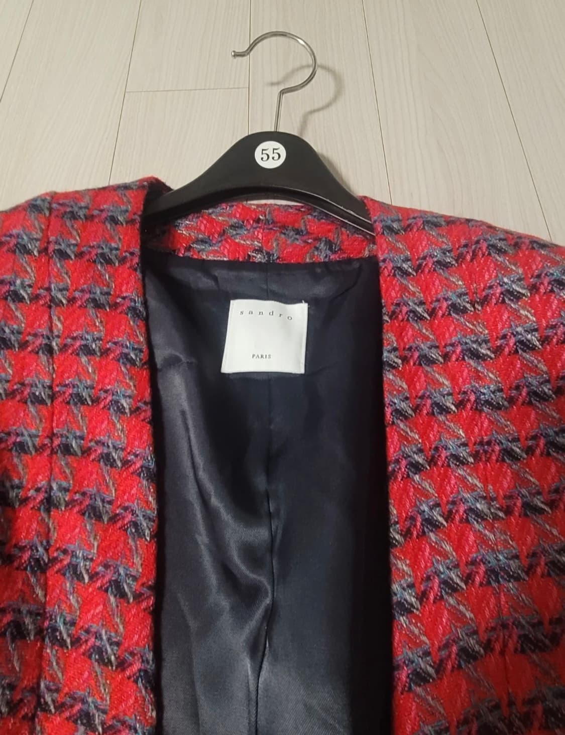 산드로(Sandro) 트위드 자켓 / 금장 버튼 포인트 상품이미지6