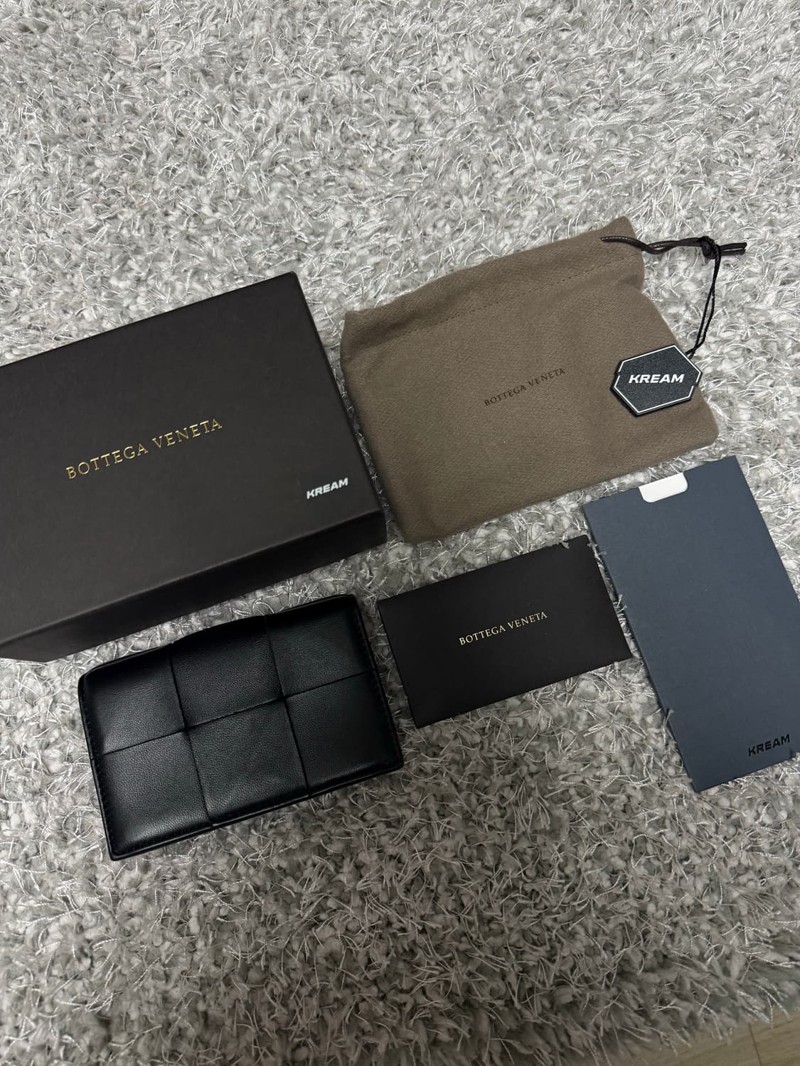 보테가 베네타 카세트 비즈니스 카드 케이스 블랙 상품이미지2