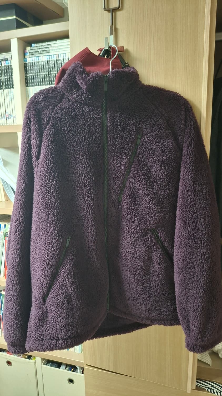 유니클로&니들스 콜라보 후리스 m사이즈 퍼플 상품이미지6