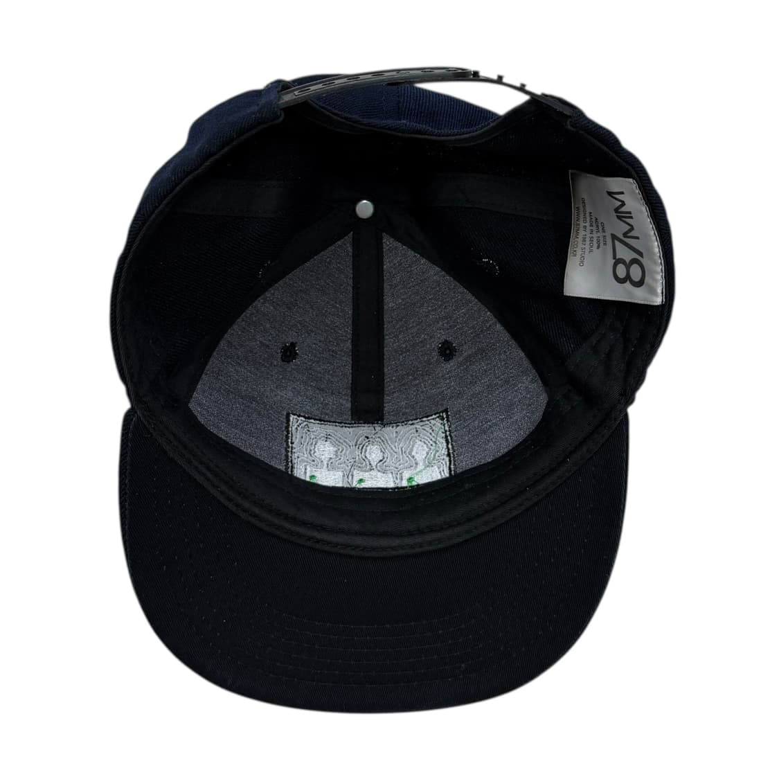 87MM mmlg 초창기 김원중 스냅백 모자 네이비 상품이미지3