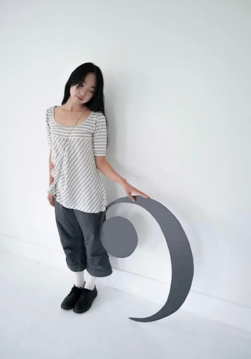 인앤양하모니) Medium pants, charcoal 상품이미지2