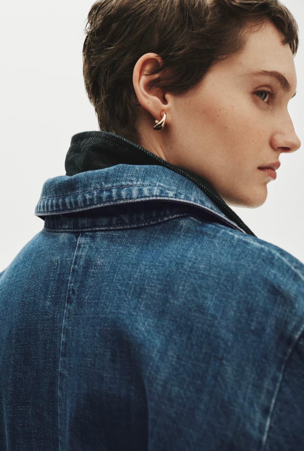 [텍O새상품] h&m 데님 자켓 - XL 상품이미지5