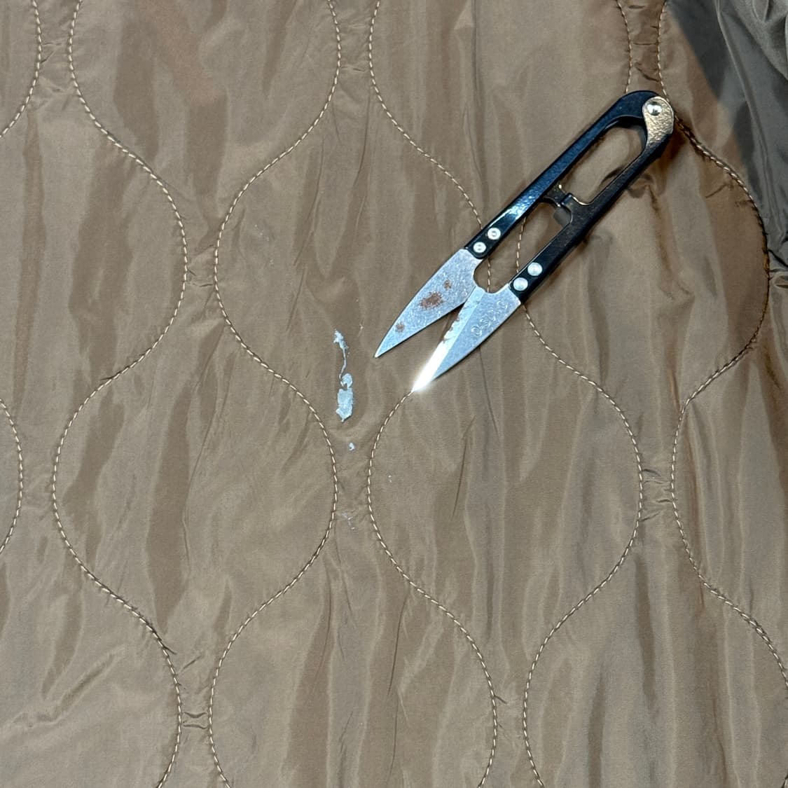 L) CP Company 씨피컴퍼니 퀼팅 안감 필드 후드 자켓 상품이미지8