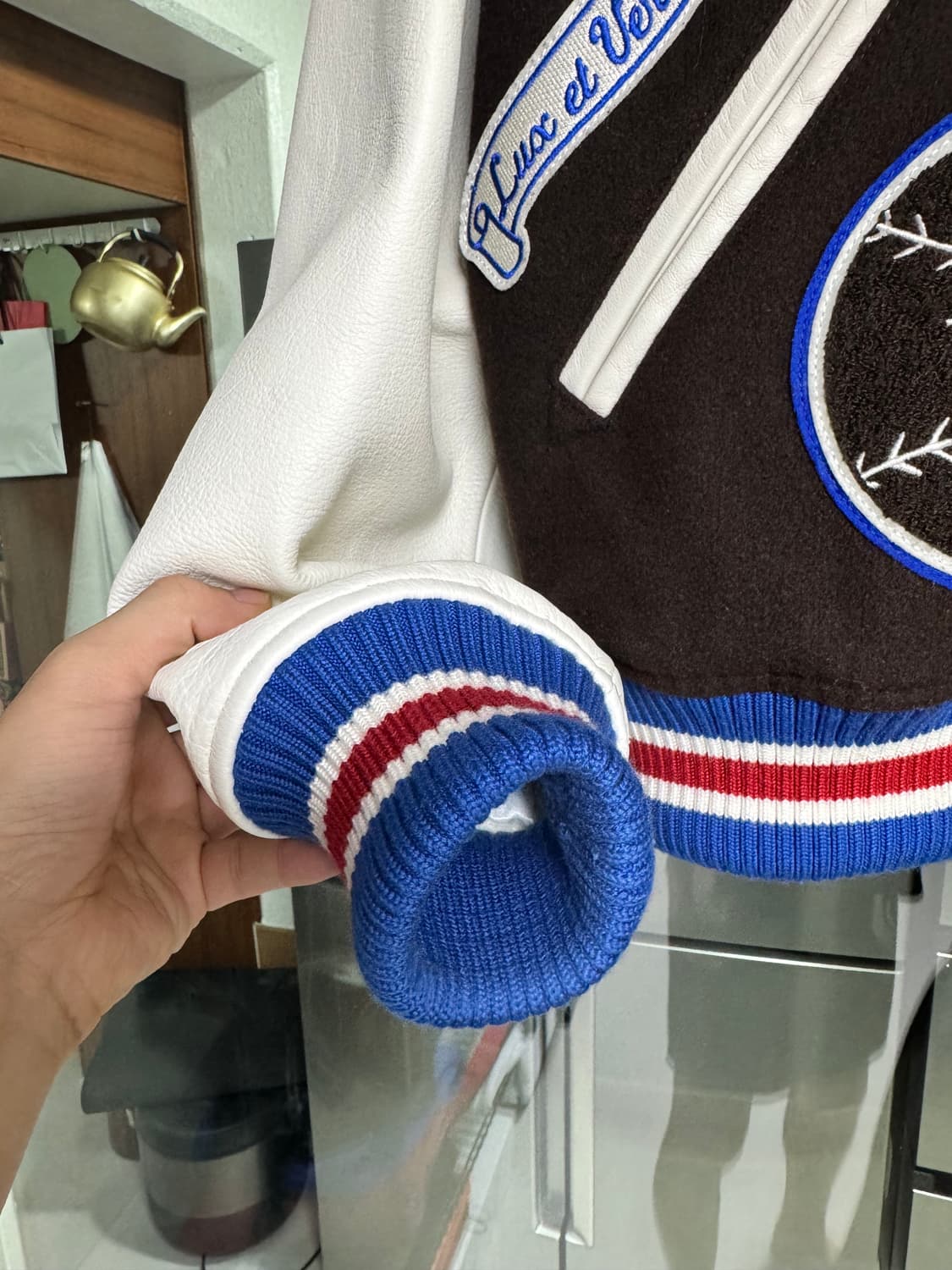 [L] 슈프림 타이거 바시티 자켓 브라운  상품이미지2