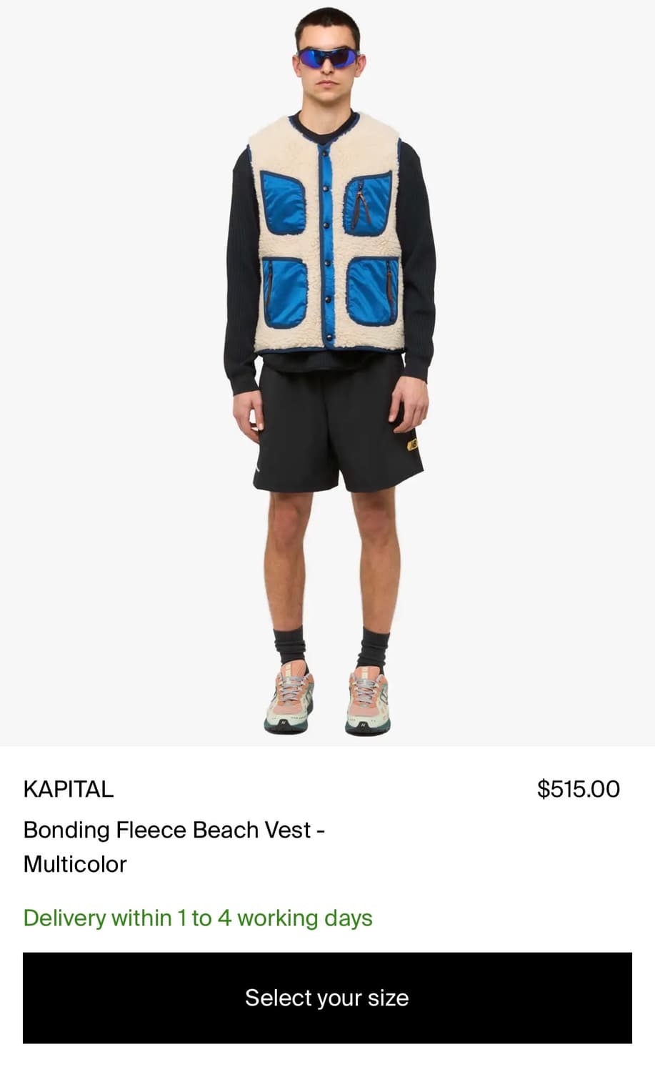 kapital fleece vest 상품이미지9