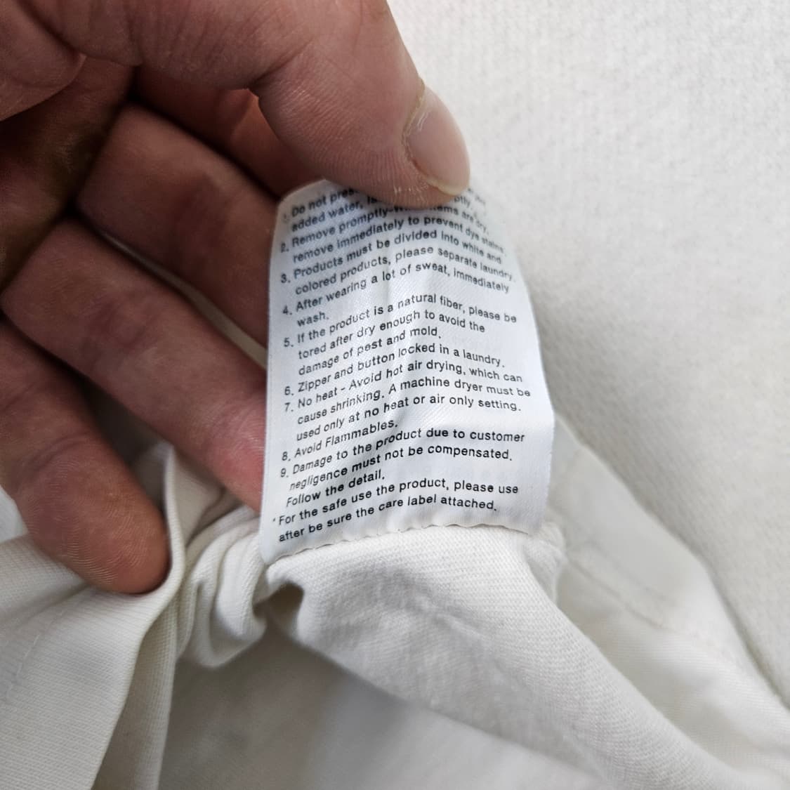 L 커버낫 화이트 반팔 티셔츠 0305Y 상품이미지8