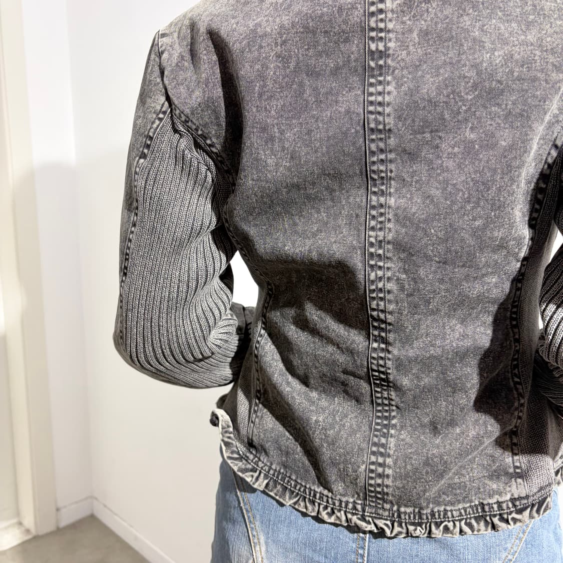 흑청 y2k 데님 자켓 상품이미지4