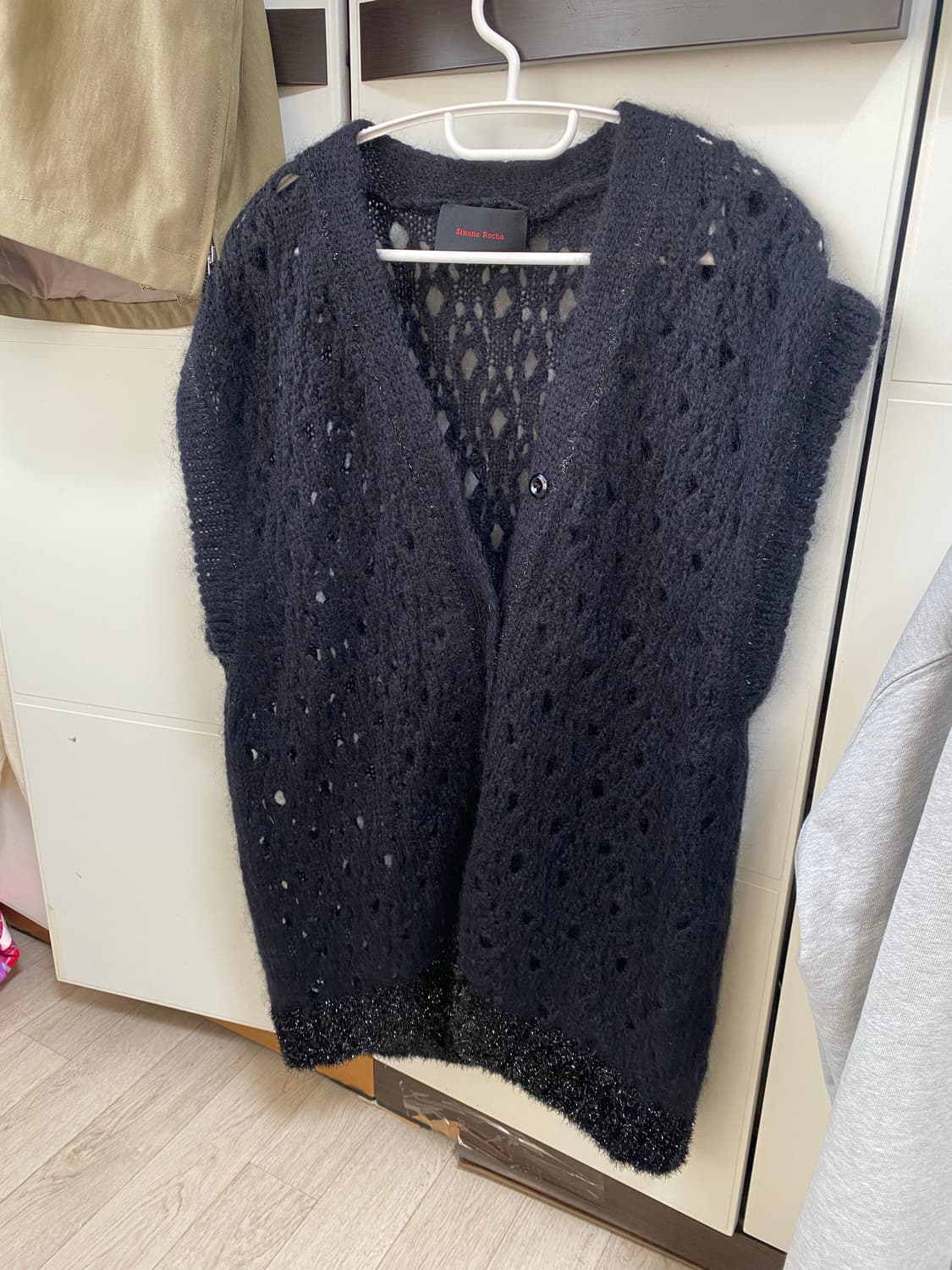 시몬로샤 테슬 모헤어 니트 상품이미지2