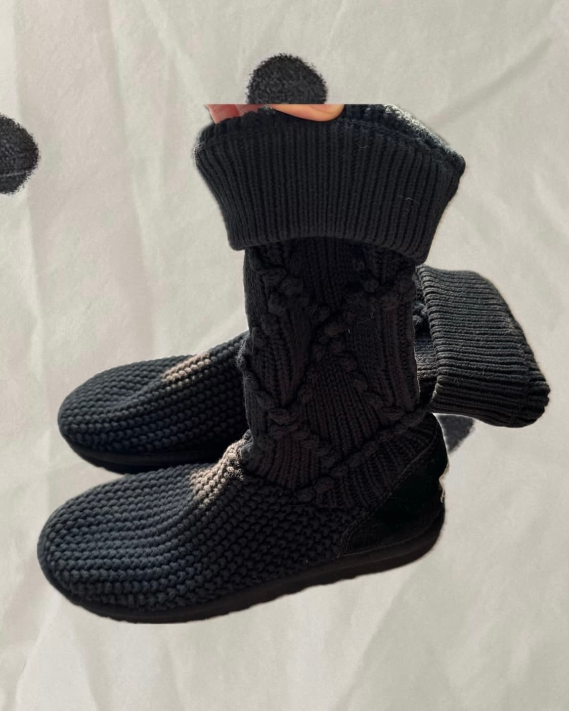 UGG balck knit boots 상품이미지2