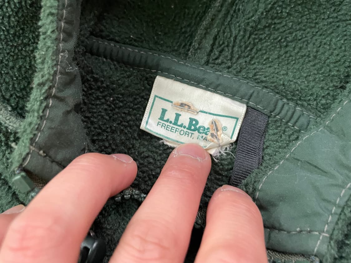 Ll.bean 엘엘빈 그린 후디 플리스 집업  J03742 상품이미지5