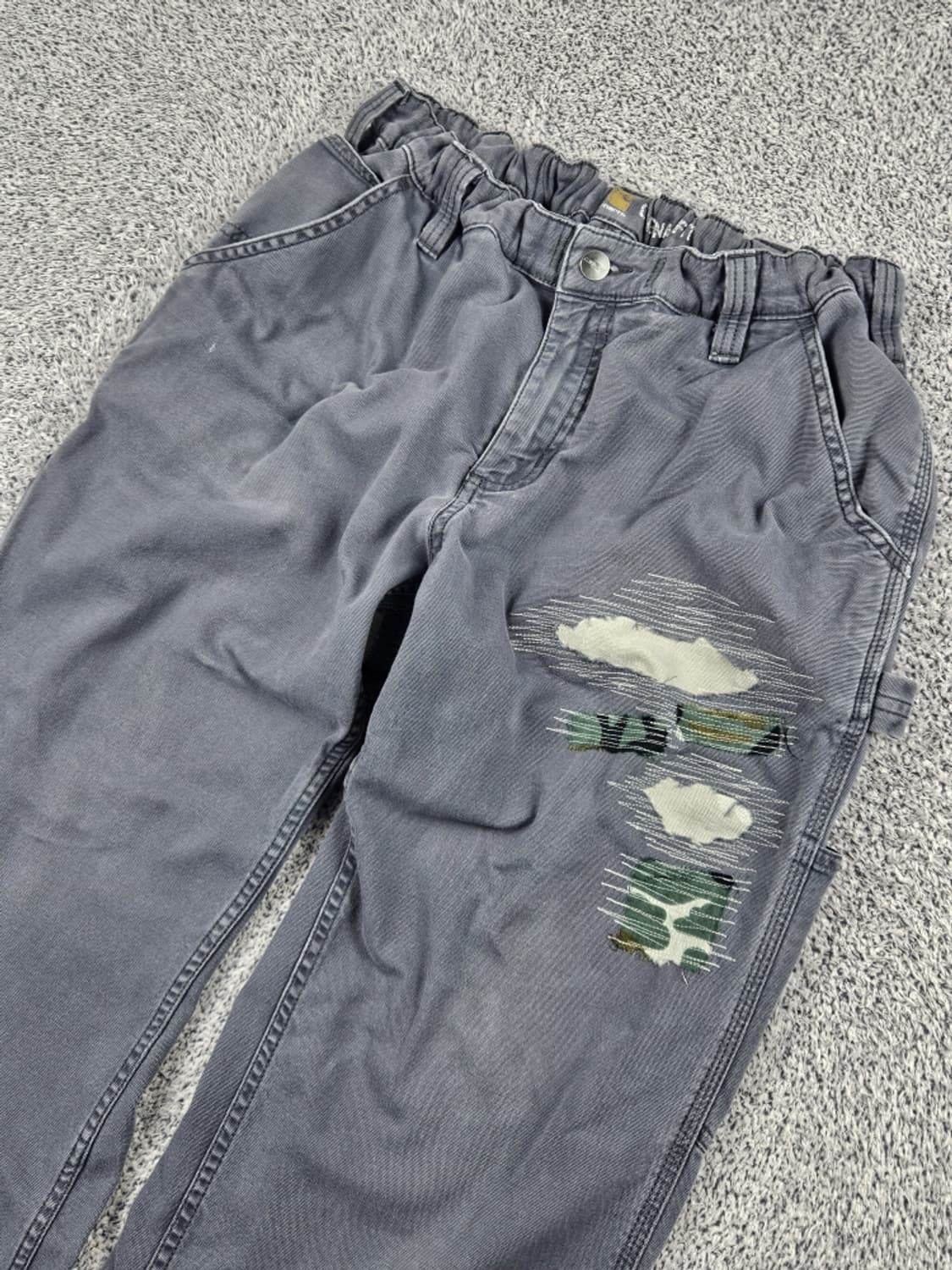 칼하트 리페어 밴딩 커스텀 카펜터 팬츠 (38X32 추정) / 10555 상품이미지5