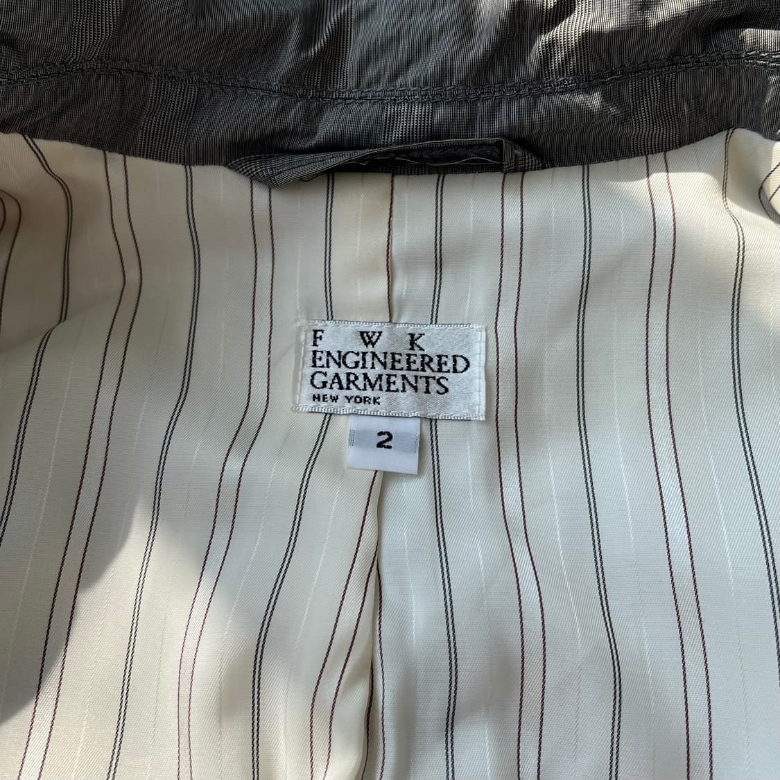 엔지니어드가먼츠 체크 패턴 유틸리티 자켓 상품이미지5