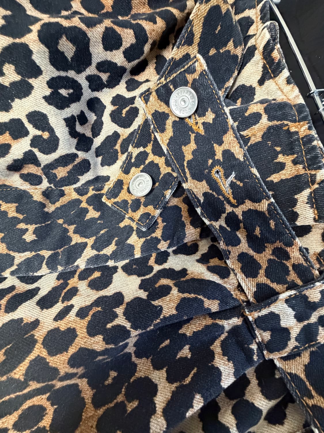 Ganni 레오파드 스커트 상품이미지7