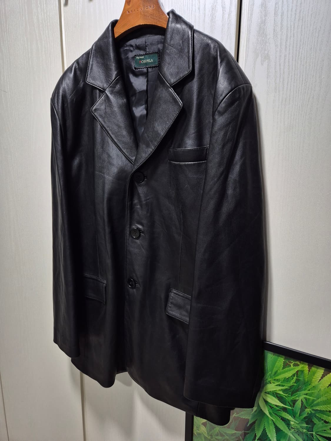 (타임세일)VTG. FORMIA 포미아 블랙 양가죽 자켓 상품이미지4