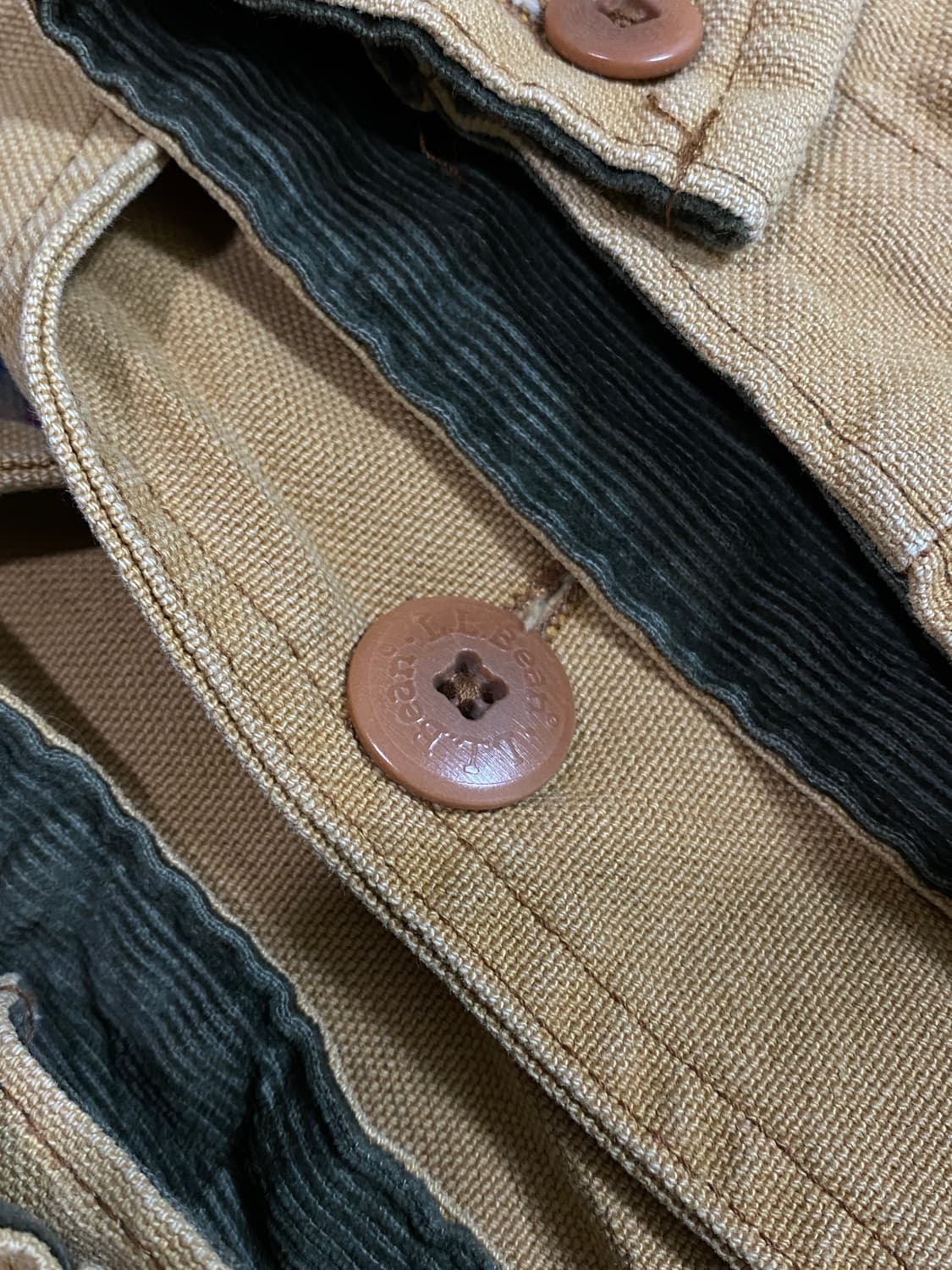 80s 엘엘빈 캔버스 라이너 헌팅 필드 초어자켓 브라운 M 상품이미지6